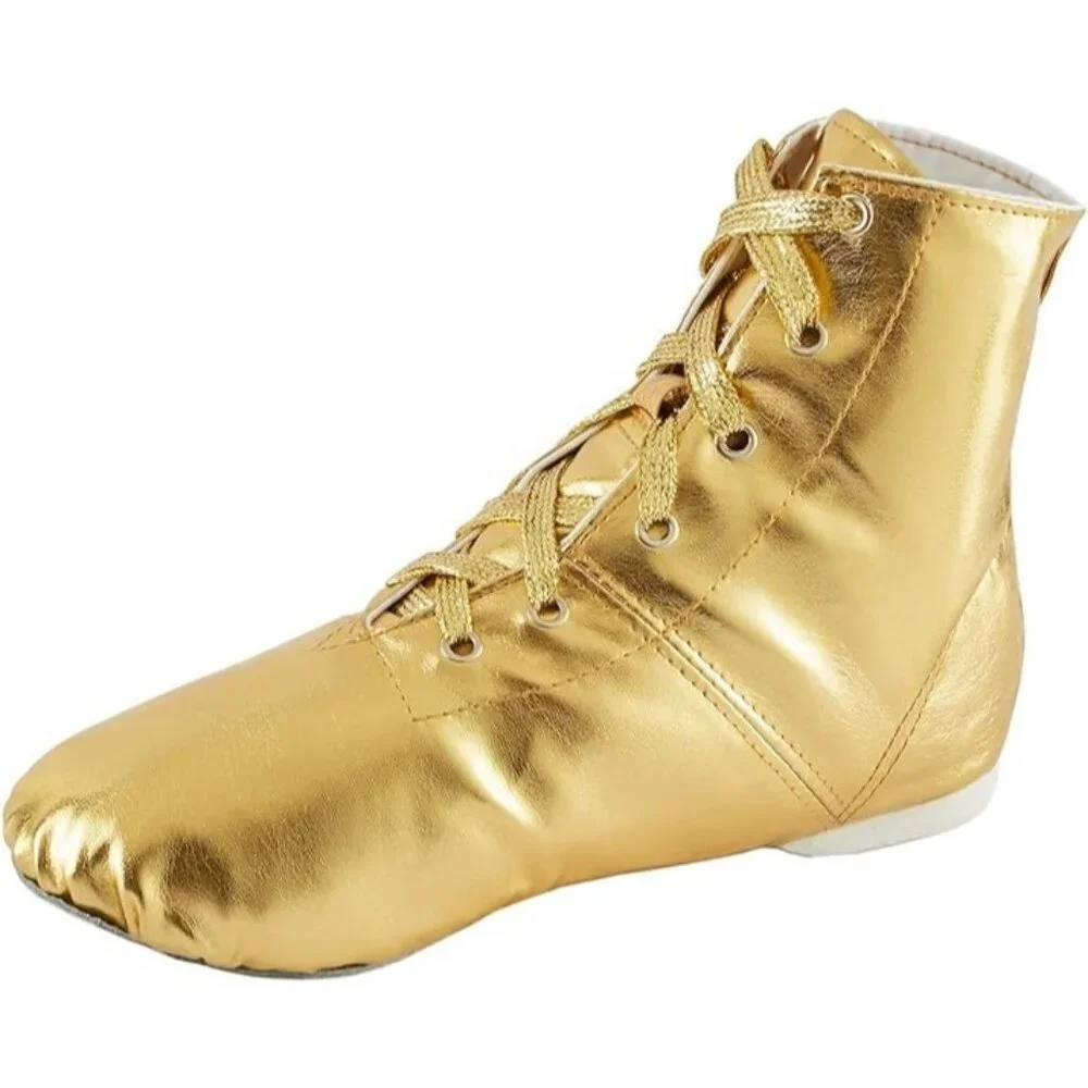 Miss Fiona  High Top Modern Latin Jazz Practice Dance Shoes Soft Sole Boots sz 8